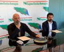 Bonaccini e Mammi conferenza stampa aiuti agricoltura.JPG