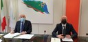 assessore Colla (a sinistra) e sottosegretario Baruffi.jpg