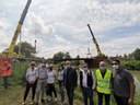 Sopralluogo presidente Bonaccini e assessori Corsini Priolo Calvano cantieri Idrovia ferrarese.jpg