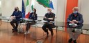 Da sx Luciano Rossi, Jessica Rossi, Stefano Bonaccini e Jean Francois Palinkas.jpg
