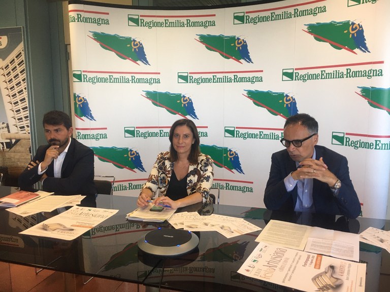 Assessori Alessio Mammi, Andrea Corsini e sindaca Forlimpopoli Milena Garavini.jpg