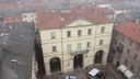 L'edificio che ospita il Centro operativo della Protezione civile a Boergo Val di Taro (Pr)