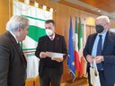 Incontro in Regione - Ambasciatore Messico e Assessori Felicori e Colla