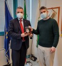 L'assessore Raffaele Donini con il medico Alessandro Micai