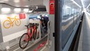 Treno Rock spazio biciclette