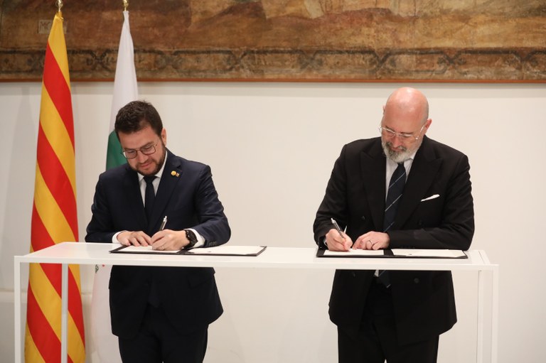 Firma Accordo fra Emilia-Romagna e Catalogna