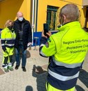 Bonaccini e i volontari