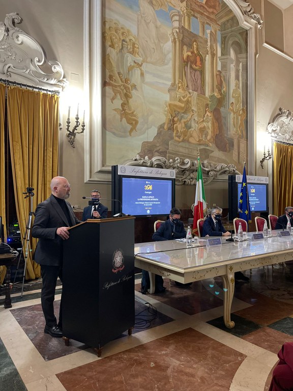 L'intervento del presidente Bonaccini