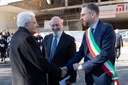 Il presidente Mattarella accolto da Bonaccini e Lepore al Tecnopolo.jpeg