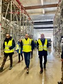 Corsini e Calvano in visita ai cantieri