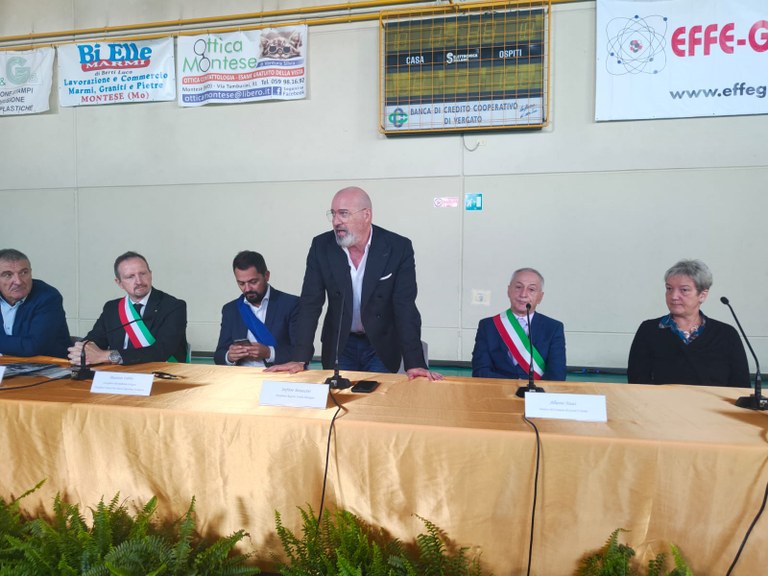 Inaugurazione con presidente Bonaccini e sindaco Nasci