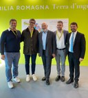 Il presidente Bonaccini e l'assessore Mammi a Vinitaly