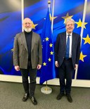 Il presidente Bonaccini e il Commissario Ue Gentiloni.jpeg