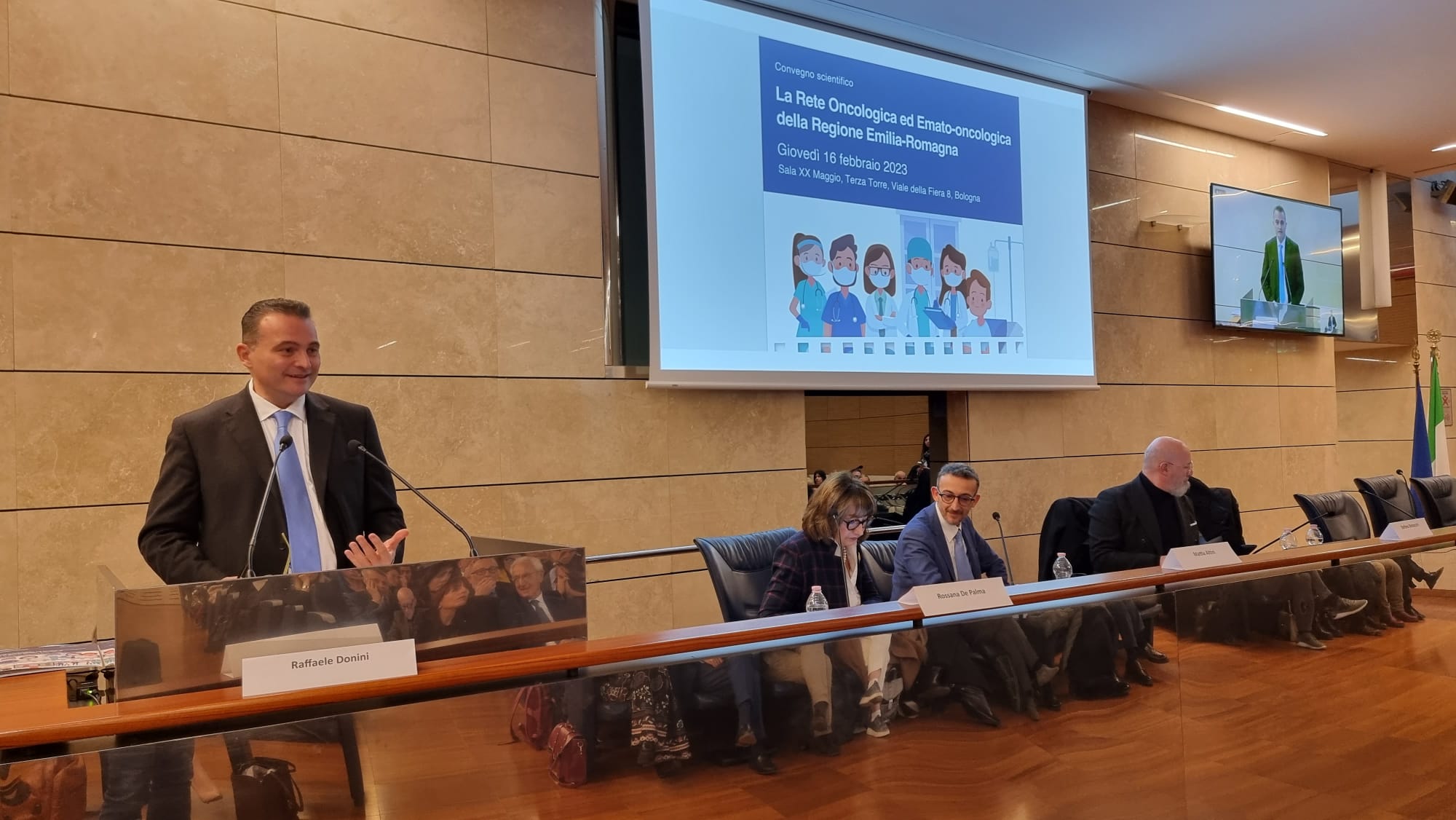 Convegno Rete oncologica regionale - l'assessore Donini