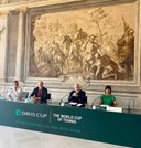 Conferenza stampa Davis Cup: i relatori