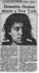 Immagine - Demetrio Stratos, articolo