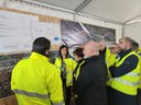 La visita al cantiere