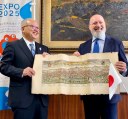 Bonaccini con vice governatore Prefettura Osaka, Nobuhico