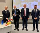 Bonaccini, Colla e Mammi con vice presidente Jaxa
