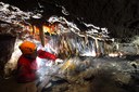 Cortina stalattitica Buco dei Buoi - Gessi Bolognesi