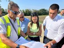 Foto - Il sopralluogo sui cantieri