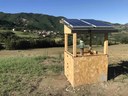 Foto - Stazione robotizzata di monitoraggio degli spostamenti superficiali dell'abitato di Gobbi (Pc)