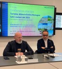 Bonaccini e Corsini_Conferenza stampa dati Turismo 2023