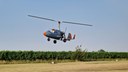 Progetto Perbacco minicottero in volo