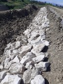 Foto - L'intervento sul torrente