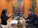 L'incontro tra Irene Priolo e Michele de Pascale