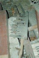 Roffeno, pedale prima del restauro