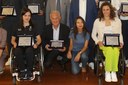 Premiazione atlete paralimpiche