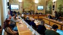 L'incontro nella sala del Consiglio provinciale di Reggio Emilia