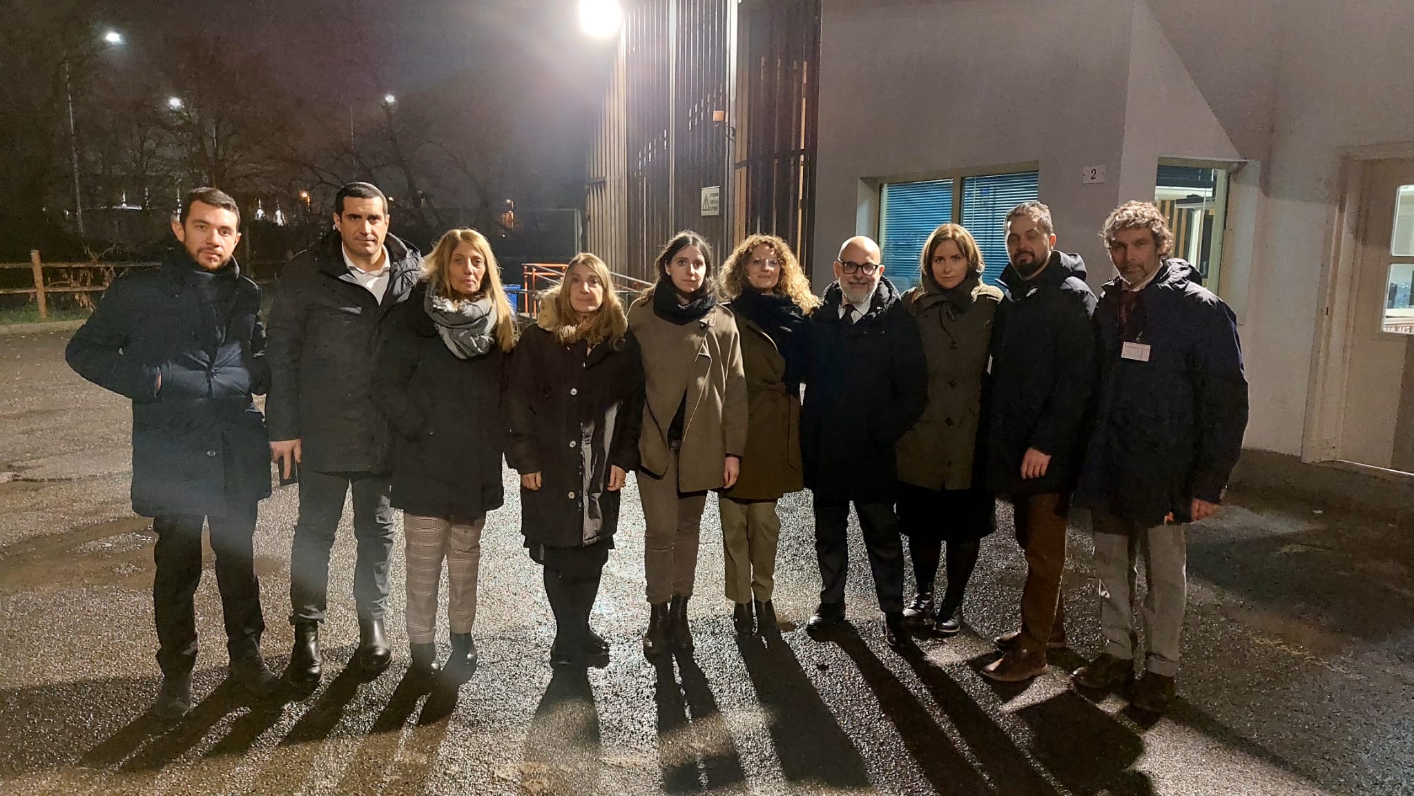 Visita alla Dozza presidente de Pascale con delegazione Regione