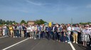 Il taglio del nastro con il presidente de Pascale, l'assessore Baruffi e i rappresentanti degli enti locali.jpg