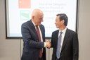vicepresidente Colla e vicegovernatore della provincia cinese del Guangdong, Zhang Shaokang