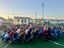 Un momento dell'assemblea a Sant'Agata sul Santerno