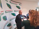 L'assessore Massimo Fabi a margine della conferenza stampa