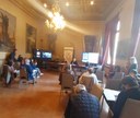 Un momento della conferenza stampa
