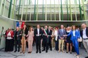 Foto taglio del nastro con de Pascale