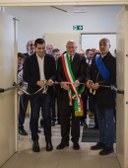 De Pascale, Casadei e Sadegholvaad al taglio del nastro