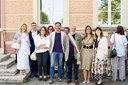 Assessore Conti all'inaugurazione della scuola Rolo