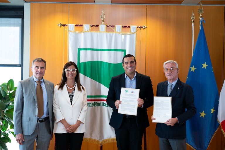 Roberto Gianaroli, Roberta Frisoni, Michele de Pascale, Andrea Dondi.jpg
