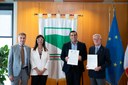 Roberto Gianaroli, Roberta Frisoni, Michele de Pascale, Andrea Dondi.jpg