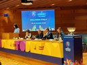 Conferenza stampa FIBA Women’s EuroBasket 2025 - il tavolo dei relatori