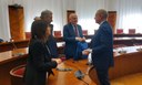 Colla-Paglia con ministro Urso a Tavolo Automotive al Mimit (24-04-26)