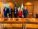 incontro de Pascale, Paglia, Baruffi e vicepresidenti Bei Vigliotti e Tsakiris