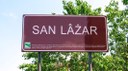 Cartello in dialetto di San Lazzaro (Bo)
