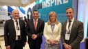 Foto: da sx il vicepres. Colla, il pres. de Pascale, la Commissaria europea Zaharieva e il pres. Fedriga