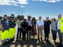 una foto di gruppo con il presidente de Pascale, la sindaca Vecchi e la sottosegretaria Rontini.jpeg